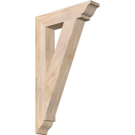 Traditional Traditional Smooth Bracket, Douglas Fir, 3 1/2W X 18D X 30H